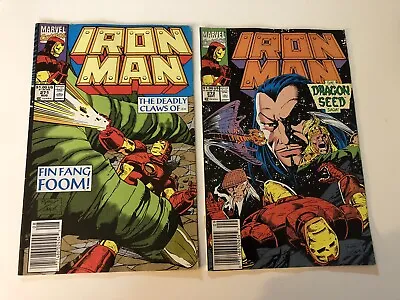 Buy 2 Marvel Comics, Iron Man Volume 1 #271 & #272, Published In 1991, 2 Comics • 24.99£