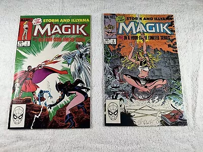 Buy Magik #1, 4  Marvel Comics Limited 1984 • 11.84£