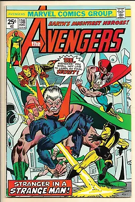 Buy Avengers #138 VF (1975) Beast, Moondragon, Yellowjacket, Stranger Appearance! • 9.48£