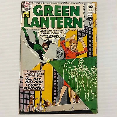 Buy Green Lantern #7 Vol.2 1960 VG Cent Copy Pence Stamp 1st App Sinestro & Terga • 540£