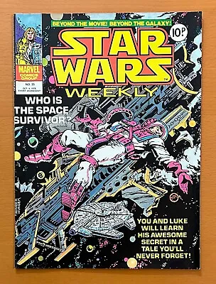 Buy Star Wars Weekly #35 (Marvel UK 1978) FN- Condition Comic Magazine • 7.12£