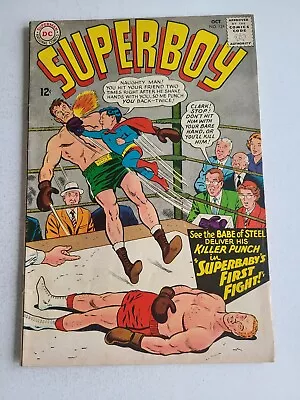 Buy SUPERBOY #124,  DC 1965 Comic Book, FINE+ 6.5 • 22.86£