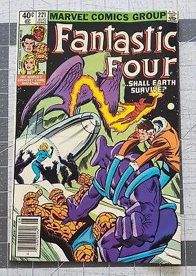 Buy Fantastic Four #221 (Marvel, 1980)  1st Appearance Of Primus John Byrne Art VF • 2.37£