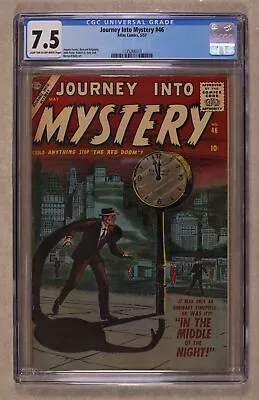Buy Journey Into Mystery #46 CGC 7.5 1957 1135266013 • 640.39£