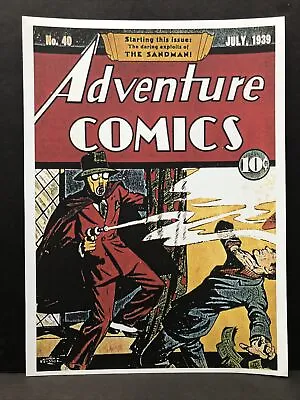 Buy Adventure Comics #40 Sandman COVER DC Comics Poster 10x14 Creig Flessel • 15.19£