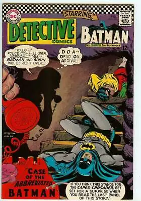Buy Detective Comics #360 7.0 //  Case Of The Abbreviated Batman  Dc Comics 1967 • 50.19£