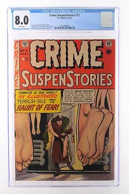 Buy Crime SuspenStories #11 - E.C. Comics 1952 CGC 8.0 Feldstein Stories • 1,031.85£
