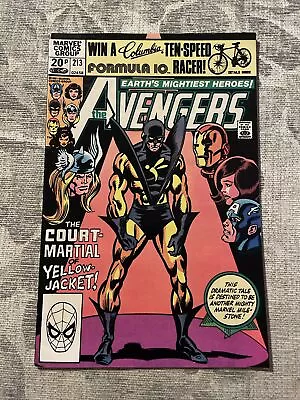 Buy Marvel Comics The Avengers Volume 1 #213 November 1981 Yellowjacket • 15£