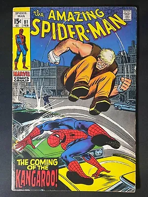 Buy The Amazing Spider-Man #81 1st App Kangaroo 1970 Marvel Comics #C194 • 35.58£