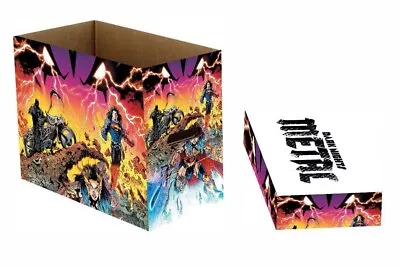 Buy DARK NIGHTS DEATH METAL Printed Comic Short Box Storage DC LOT OF 5 • 96.29£