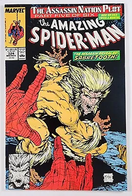 Buy Amazing Spider-Man #324 High Grade Direct Marvel 1989 • 7.91£