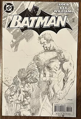 Buy Batman #612  DC - Sketch Cover - Battle Of Superman Vs Batman - 2nd Cameo Hush • 48.20£