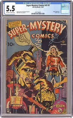 Buy Super Mystery Comics Vol. 5 #3 CGC 5.5 1945 4301164001 • 1,258.71£