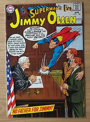 Buy Superman’s Pal Jimmy Olsen #128 DC Comics Silver Age NO FATHER G/vg • 6.33£
