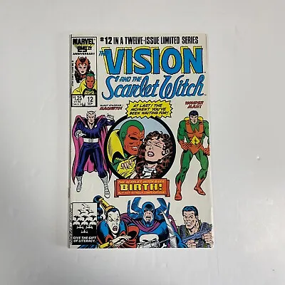 Buy Vision And Scarlet Witch #12 1st App. Wiccan & Speed NM- • 50£