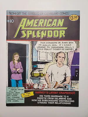 Buy American Splendor #10 Harvey Pekar Val Mayerik Very Fine Underground Comix 1985 • 23.72£
