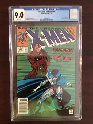 Buy CGC 9.0 Uncanny X-Men 256 Newsstand White Pages  • 39.72£
