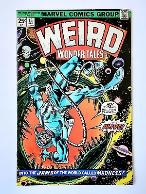 Buy Weird Wonder Tales Issue #15 April 1976 Marvel Comic Book Horror .25c Cover SALE • 9.48£