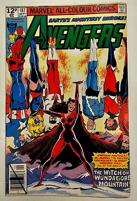 Buy Bronze Age Marvel Comic Book Avengers Key Issue 187 High FN Origin Of Darkhold • 0.99£