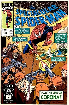Buy Spectacular Spider-Man #177 HI-GRADE*NM (1991 Marvel) Kurt Busiek Buscema DIRECT • 7.06£