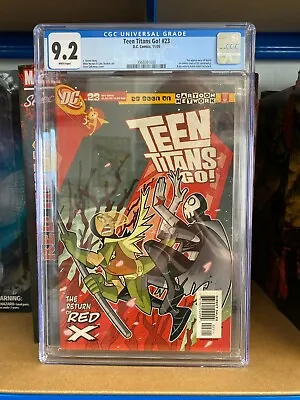 Buy TEEN TITANS GO! #23, 1st App RED X, DC Comics (2005), CGC 9.2 • 99£