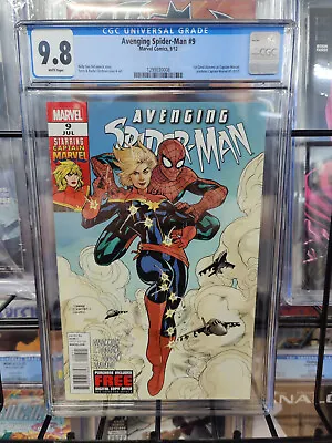 Buy Avenging Spider-man #9 (2012) - Cgc Grade 9.8 - 1st Danvers Vs Captain Marvel! • 157.75£