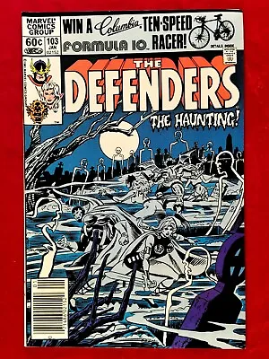 Buy 1981 The DEFENDERS 103 The Haunting Stan Lee 80s NEWSSTAND NM HIGH GRADE Vtg Key • 10.78£