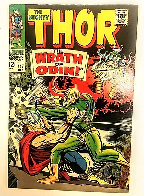 Buy The Mighty Thor No. 147 Fine Condition. 1967 Silver Age Marvel Comics • 22.93£