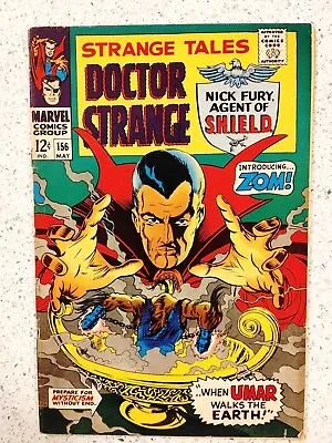 Buy STRANGE TALES #156  Dr. Strange, Jim Steranko Nick Fury, Marvel Comics 1966 • 16.56£