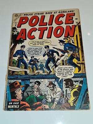 Buy Police Action #6 Fr (1.0) October 1954 Marvel Atlas Comics Read Description** • 19.99£