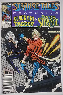 Buy Marvel Strange Tales #10 Black Cat & Dagger & Doctor Strange Newsstand 1988 • 9.45£
