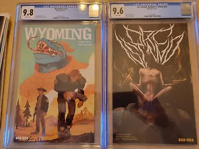Buy Escape From Wyoming 9.8 & Orc Island 9.6 Ltd To 200 (Bad Idea) NYCC Picket Sign • 434.83£