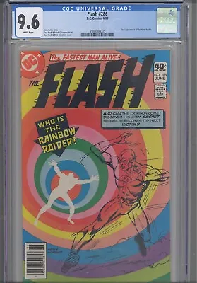 Buy Flash #286 CGC 9.6 1980 DC Comics 1st App Rainbow Rider • 237.43£