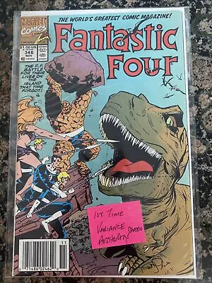 Buy FANTASTIC FOUR #346N (Marvel 1990) 1st Cameo Time Variance Authority VF+ • 11.86£