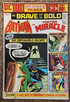 Buy The Brave And The Bold #112 (DC 100 Super Spectacular, 1974) VG • 7.91£