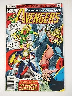 Buy The Avengers #166 Newsstand (1977 Marvel Comics) Count Nefaria John Byrne • 10.28£