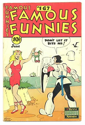 Buy Famous Funnies #167 4.5 Buck Rogers Bobby Sox Steve Roper Ow Pgs 1948 • 25.50£