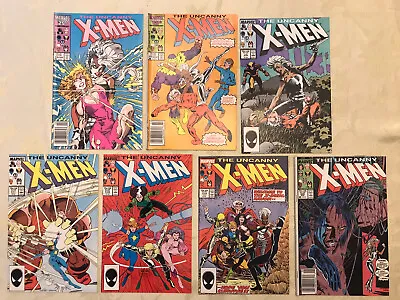 Buy Uncanny X-men #214, 215, 216, 217, 218, 219 & 220 - 7 Comics Marvel Wolverine • 11.82£