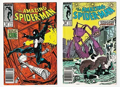 Buy Amazing Spider-Man #291 & 292 (1987) Newsstand 1st Print • 11.82£