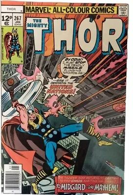Buy The Mighty Thor Issue # 267.  Marvel Comics. Vol 1 Series. Bronze Age.  Vf • 5.99£