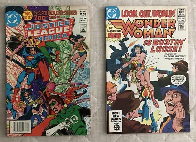 Buy DC Comics Justice League America #200 WONDER WOMAN #288 Rare BRONZE AGE • 23.65£