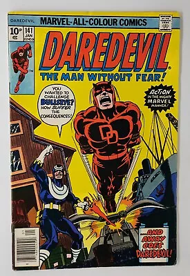 Buy Daredevil #141 FN+ UKPV 3rd Appearance Bullseye 1976 • 12£