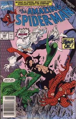 Buy Amazing Spider-Man #342N VG 1990 Stock Image Low Grade • 4.96£