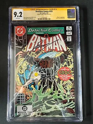 Buy Detective Comics #525 CGC SS 9.2 Signed By Gerry Conway Killer Croc Jason Todd • 110.69£