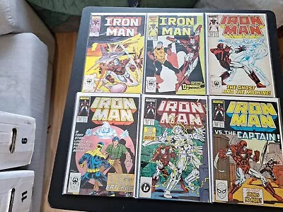 Buy Iron Man 201 213 219 220 221 228  1st APP OF GHOST Marvel 6 Comic Lot • 6£