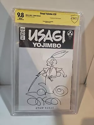 Buy Usagi Yojimbo #20 CBCS 9.8 Signed/Sketched Stan Sakai 1st App Yukichi Yamamoto • 239£