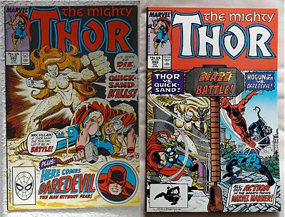 Buy Lot Of 2: Thor #392 Ɖ  (1988) (Marvel Comics) • 1.79£