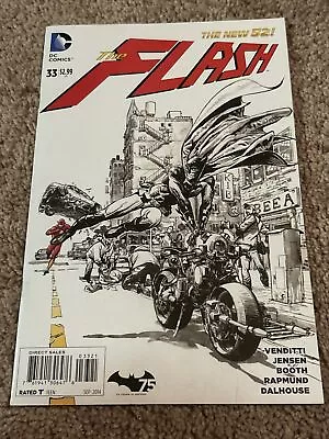 Buy Flash #33 New 52 Batman 75th Anniversary Sketch Variant 2014 - COMBINED SHIPPING • 2.37£