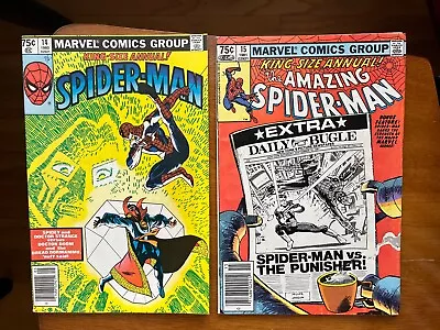 Buy The Amazing Spiderman Annual 14 & 15 Marvel Comics 1980 • 2.42£