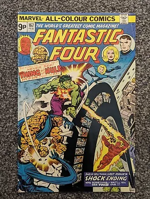 Buy Fantastic Four 167. Marvel 1976. The Hulk. Combined Postage • 3.99£